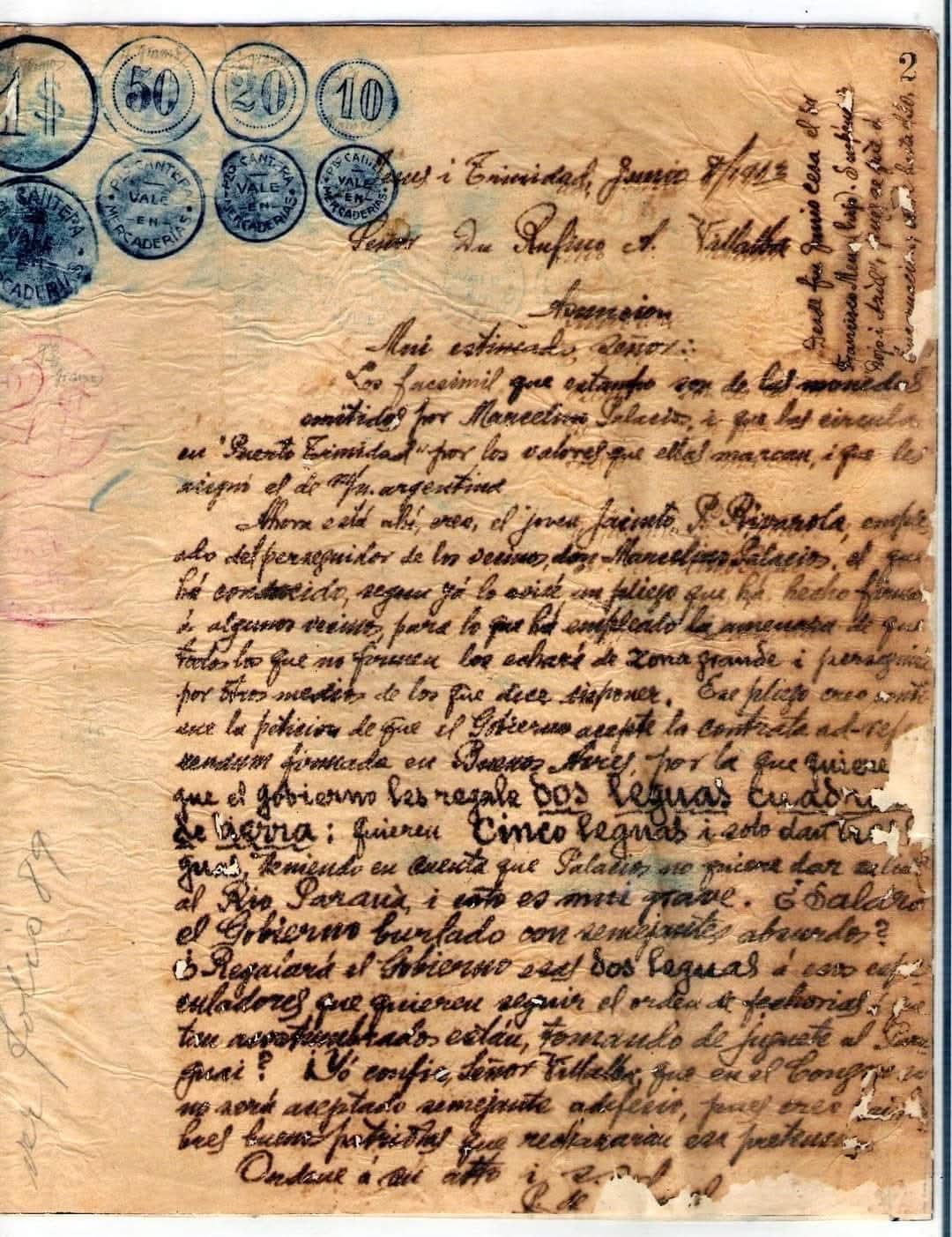 Marcelino Palacios Señor feudal de Puerto Cantera