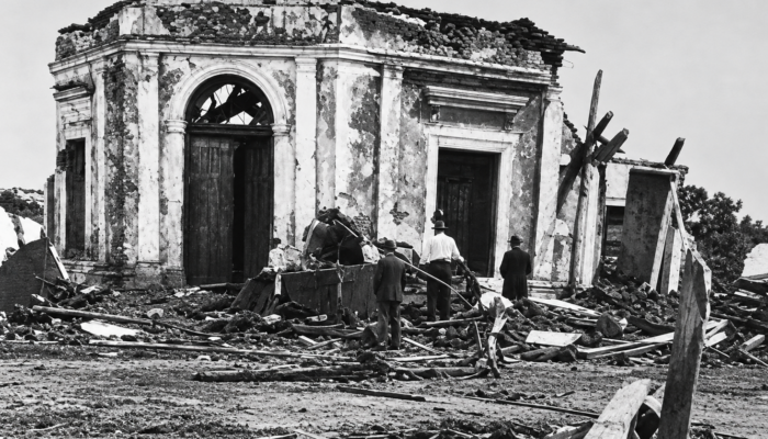 ruinas de edificion publico encarnacion 1926