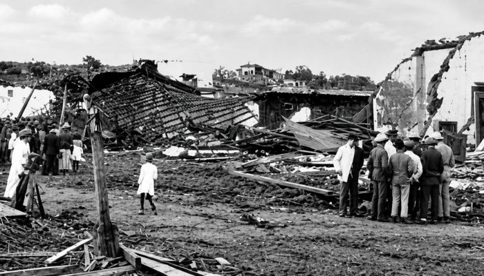 secuelas del tornado encarnacion 1926
